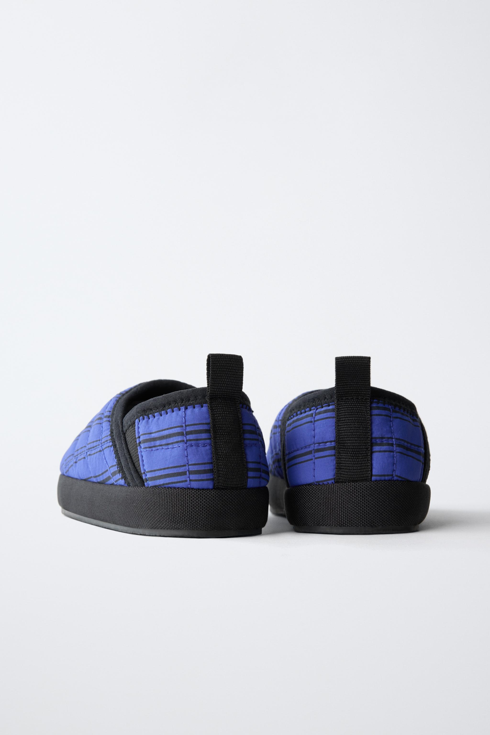 PLAID SLIPPERS
